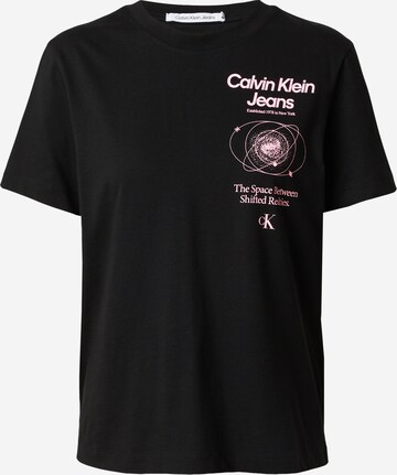 Calvin Klein Jeans T-Shirt in Schwarz: predná strana