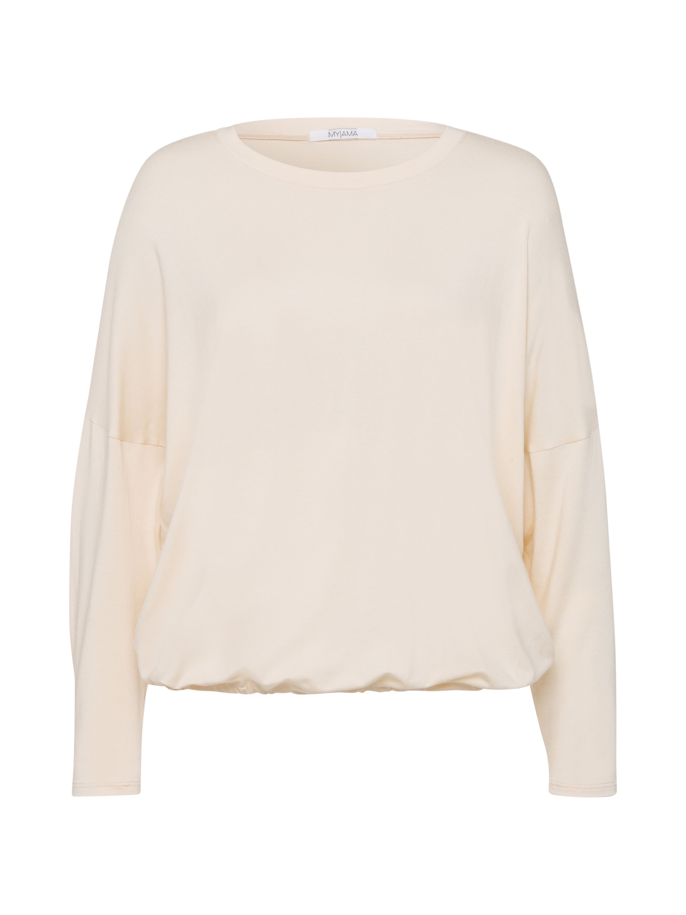 Myjama Slaapshirt 'Cami' in Wit: voorkant