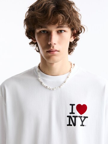 Pull&Bear Tričko - Biela
