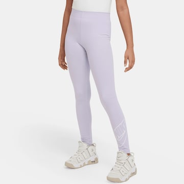 Nike Sportswear Skinny Leggings in Purple: front