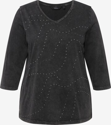 T-shirt Ulla Popken en gris : devant