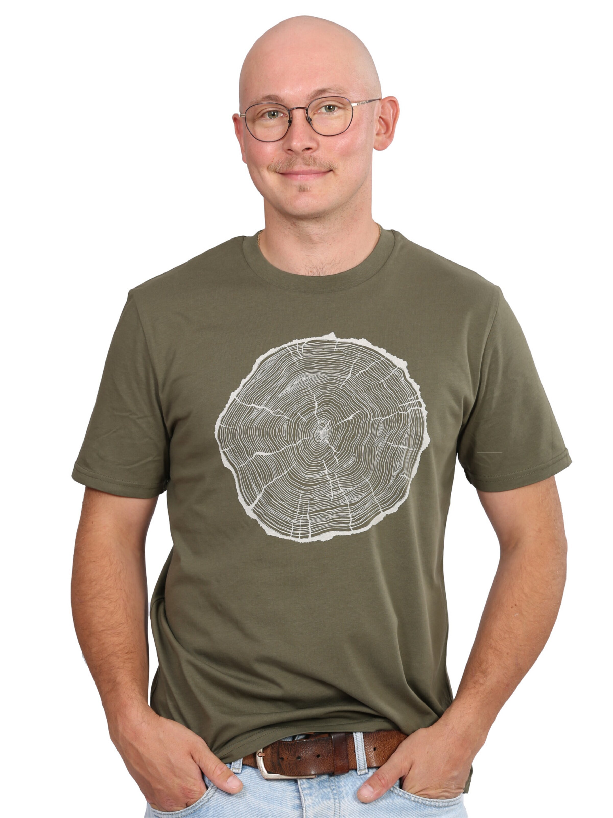 Life-Tree Shirt 'Fairwear Bigslice' in Green