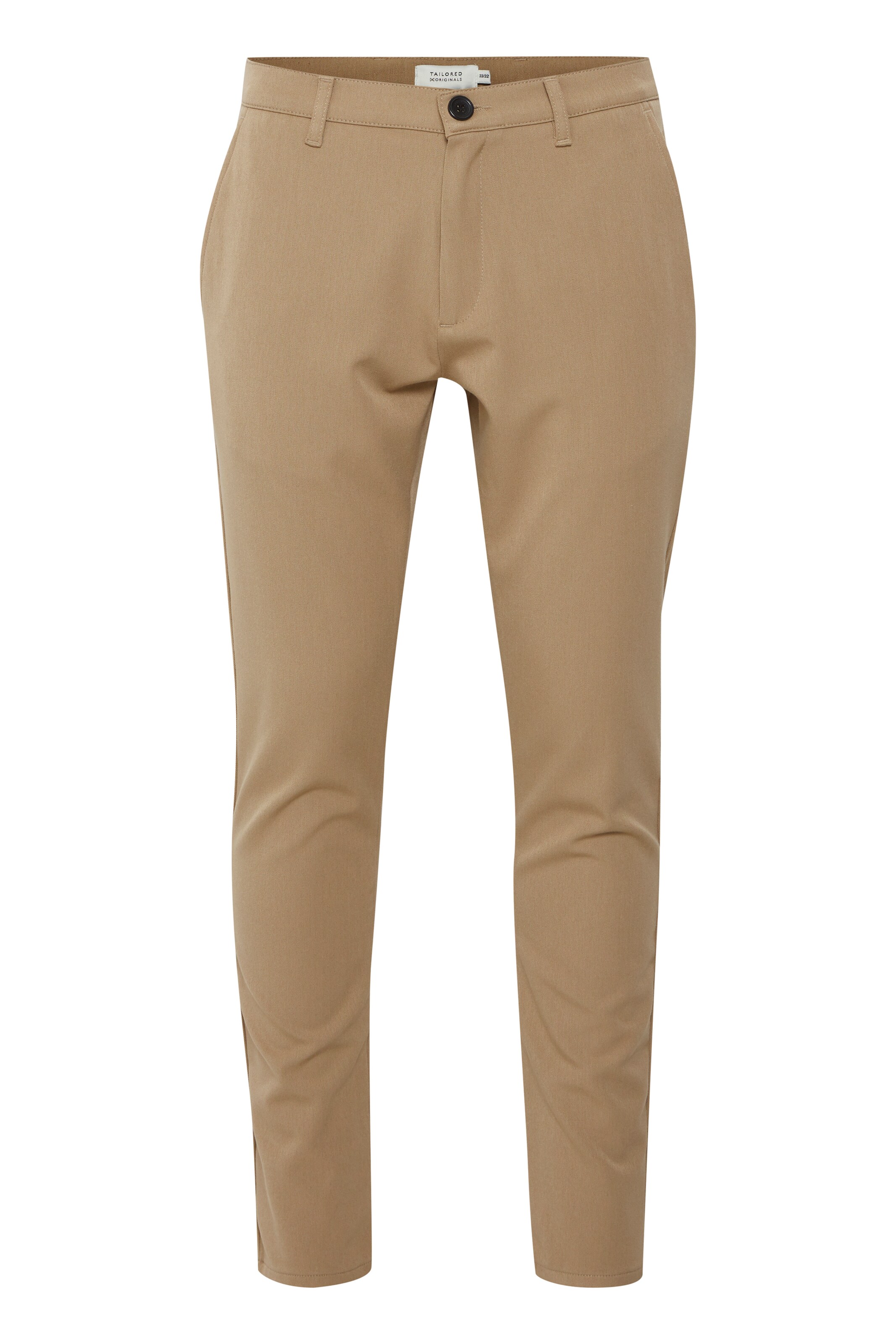 Pantalon chino 'Frederic' !Solid en marron : devant