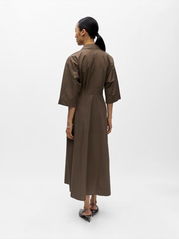 OBJECT - Vestido camisero 'OBJELLY HOPE' en marrón