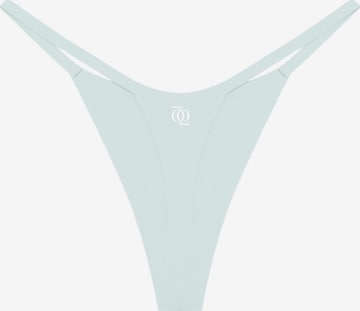 GOD SAVE QUEENS String 'Second Skin G-String' in Blau: Vorderseite