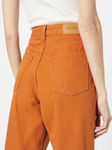 Monki regular Jeans i orange