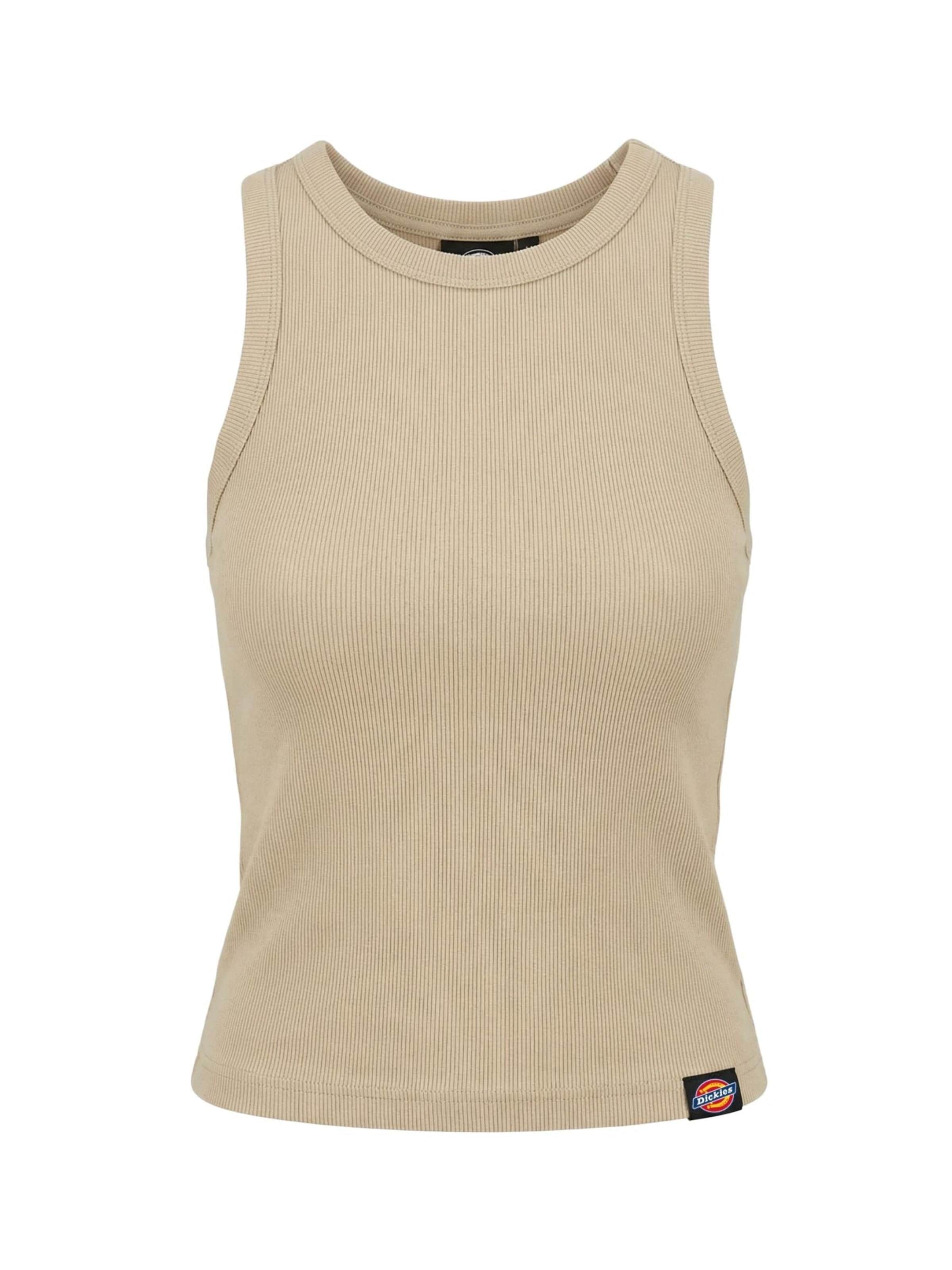 DICKIES Top 'DICKIES PLENTYWOOD GD VEST W canotta'‌‌‌‌‌‌‌‌‌‌ in Beige: Vorderseite