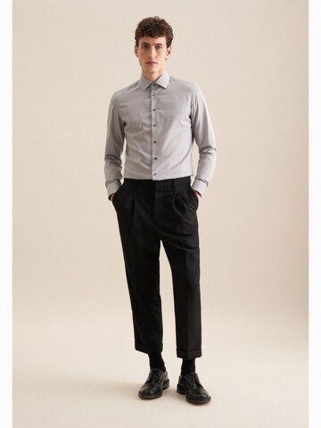 Coupe slim Chemise business SEIDENSTICKER en gris