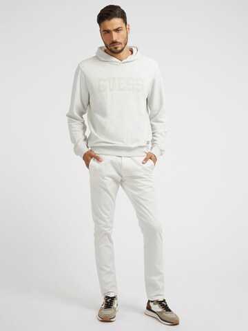 GUESS Sweatshirt 'BEAU' in White