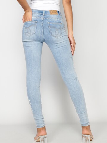 KOROSHI Skinny Jeans in Blauw