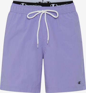 Champion Badeshorts in Lila: Vorderseite