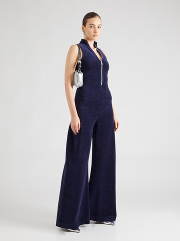 G-Star RAW Jumpsuit in Blauw: voorkant