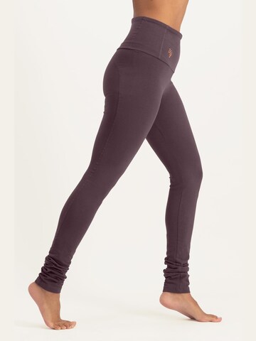 Urban Goddess Yoga & Activewear Slim fit Leggings 'Gaia Yoga & Pilates' in Purple