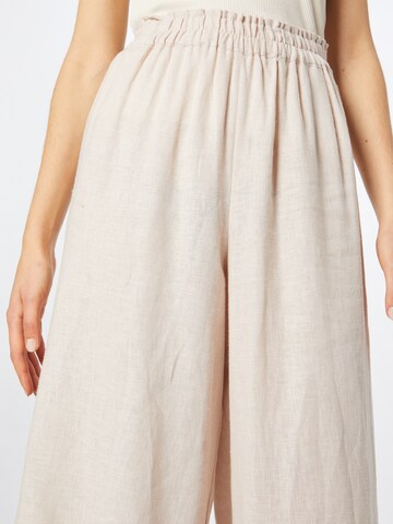 ONLY Wide Leg Hose 'Tokyo' in Beige