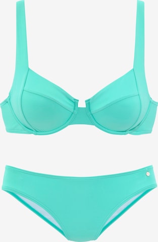 mėlyna s.Oliver Marškinėliai Bikinis: priekis
