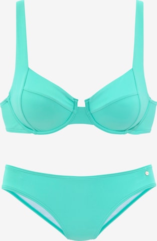 Invisible Bikini s.Oliver en bleu : devant