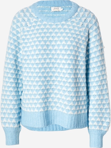 ONLY Sweater 'BOUNCE' in Blue: front