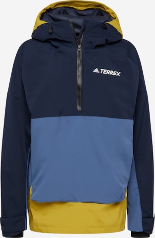 ADIDAS TERREX Outdoorjas in Blauw: voorkant