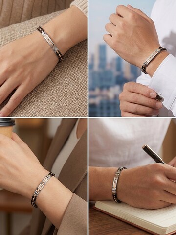 Bracelet 'LUSSO' UNIQAL en argent