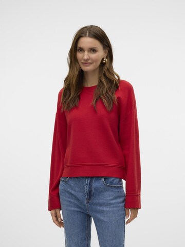 VERO MODA Pullover 'VMGold' i rød: forside