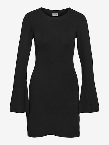 Rochie tricotat 'NMTIFFANY' de la Noisy may pe negru: față