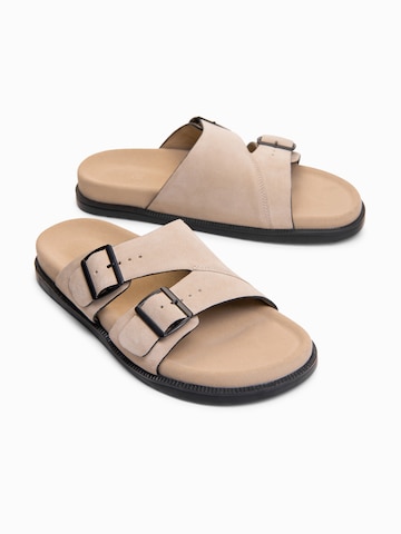 Ombre Mule in Beige