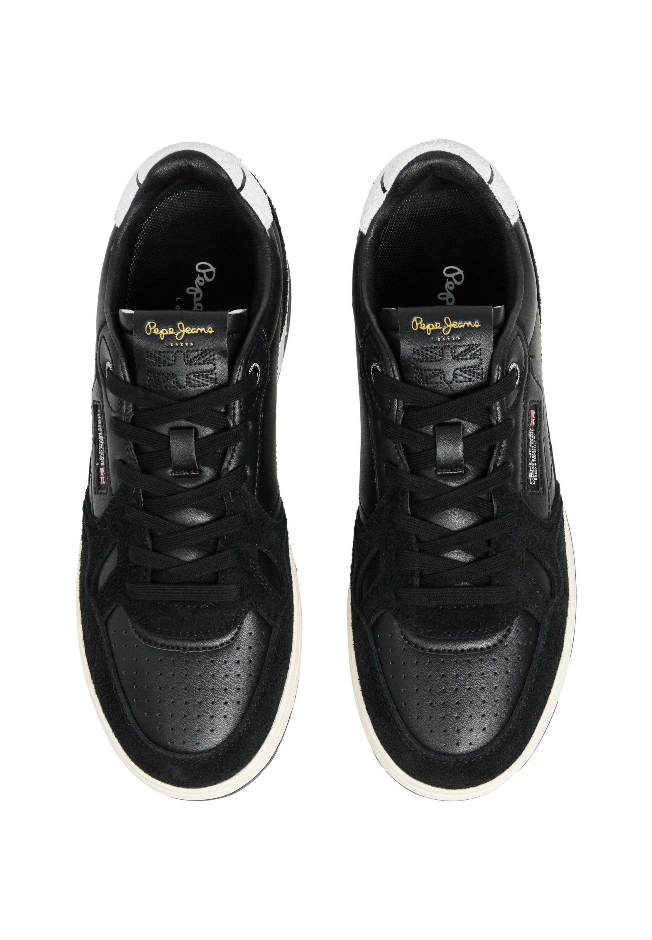 Sneaker bassa 'Chester Medal' di Pepe Jeans in nero
