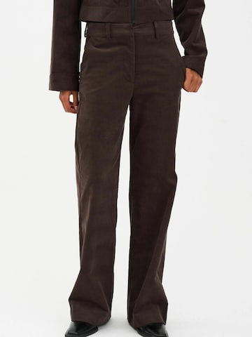 Ivy Copenhagen Normální Kalhoty ' IVY-ALICE ' – hnědá: přední strana