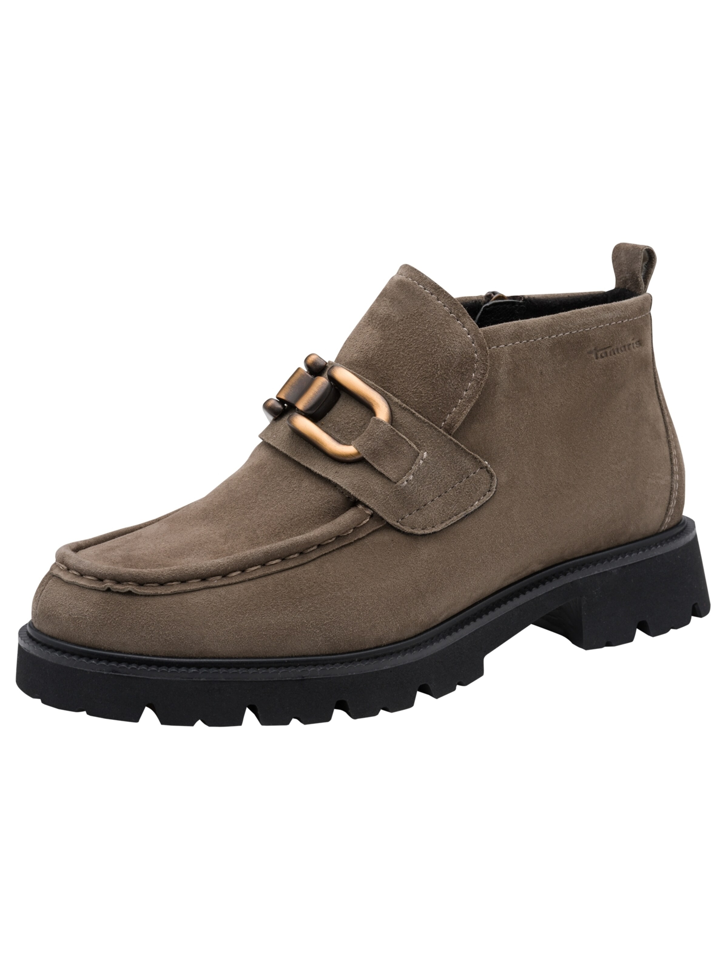 Bottines Tamaris en marron : devant