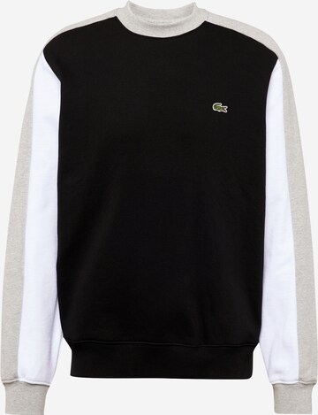 LACOSTE Sweatshirt in Zwart: voorkant