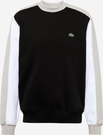 LACOSTE - Sudadera en negro: frente