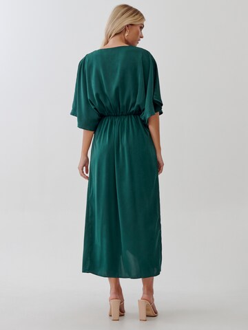 Tussah Dress 'OCTAVIA' in Green: back