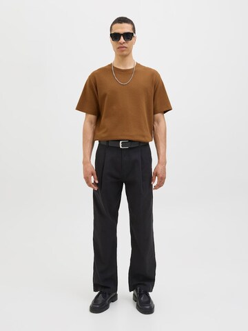 JACK & JONES Koszulka 'JJEAUSTIN' w kolorze brązowy