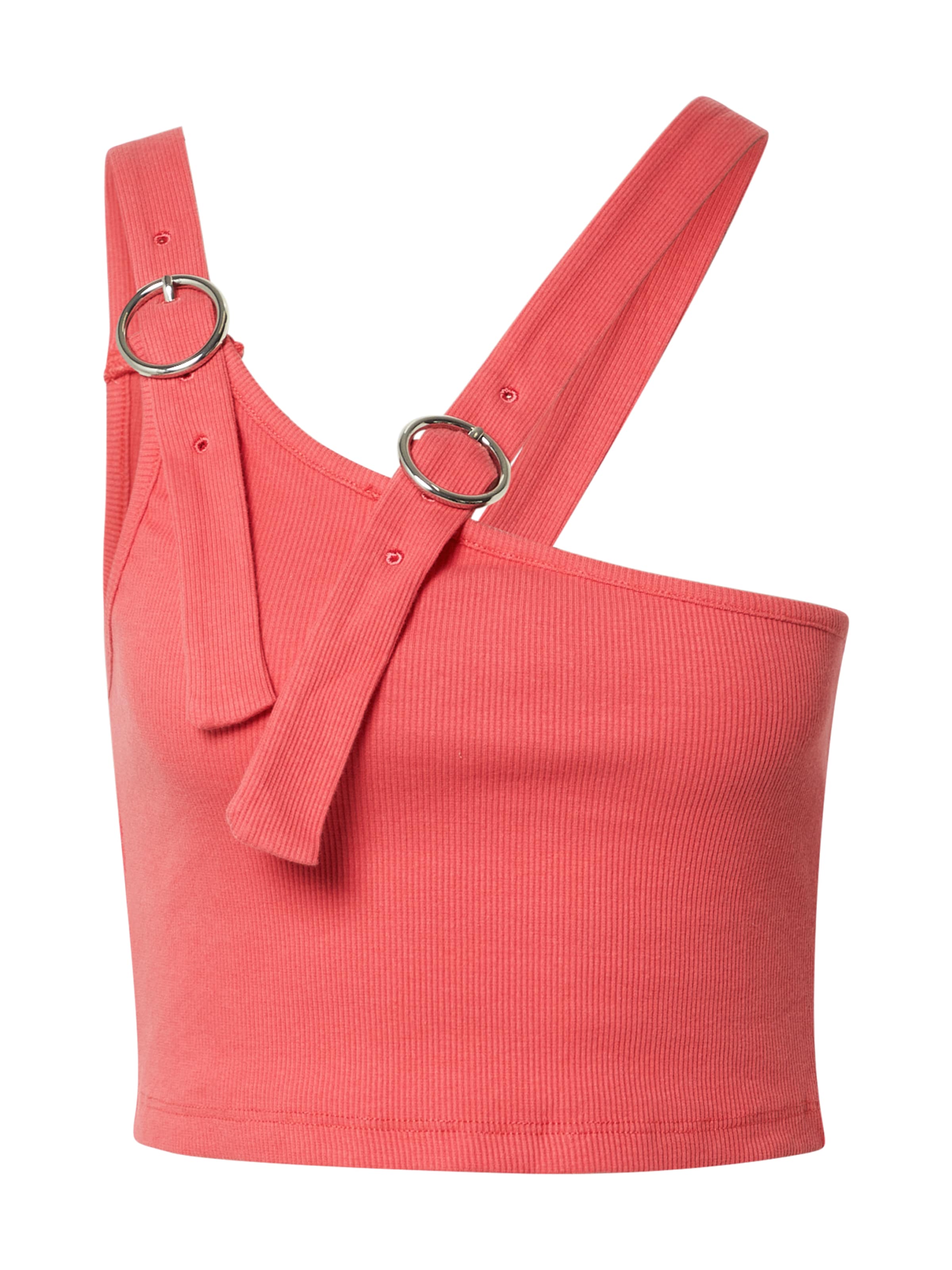 The Ragged Priest Top 'BLONDIE' in Rot: Vorderseite