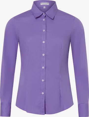Chemisier Marie Lund en violet : devant