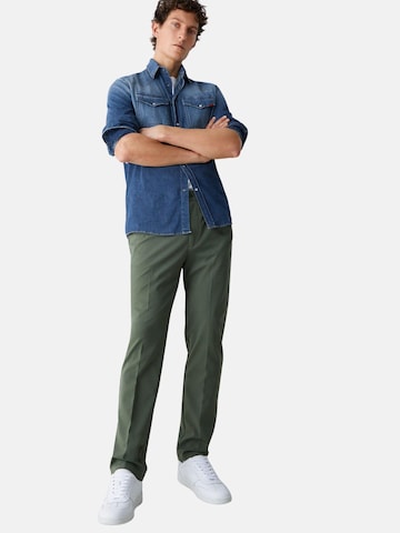 Liu Jo Slimfit Byxa 'LIU JO UOMO PANTALONE JERSEY PANTALONE' i grön