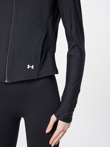 UNDER ARMOUR Athletic Zip-Up Hoodie in Black