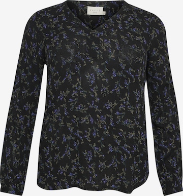 KAFFE CURVE - Blusa en negro: frente