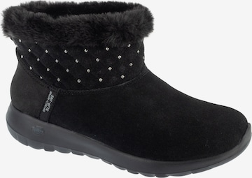 Bottes à lacets SKECHERS en noir : devant