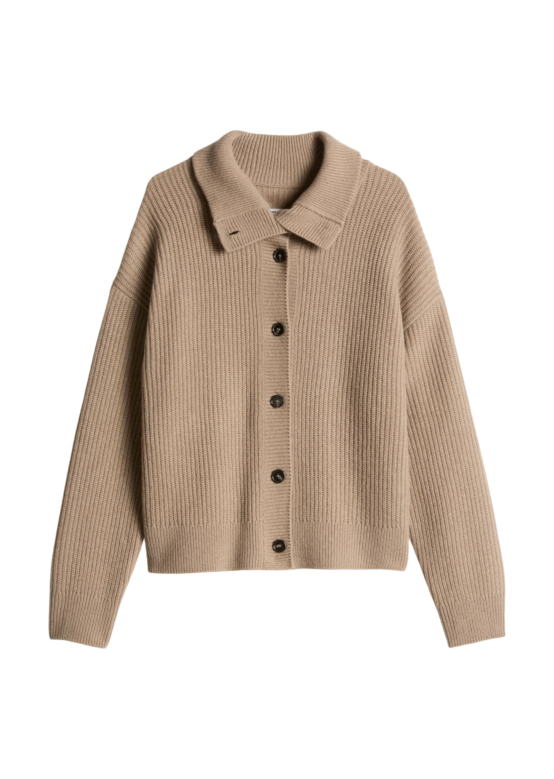 Marc O'Polo Strickjacke in Beige: Vorderseite