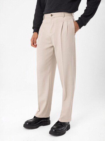 Antioch - Loosefit Pantalón plisado en beige