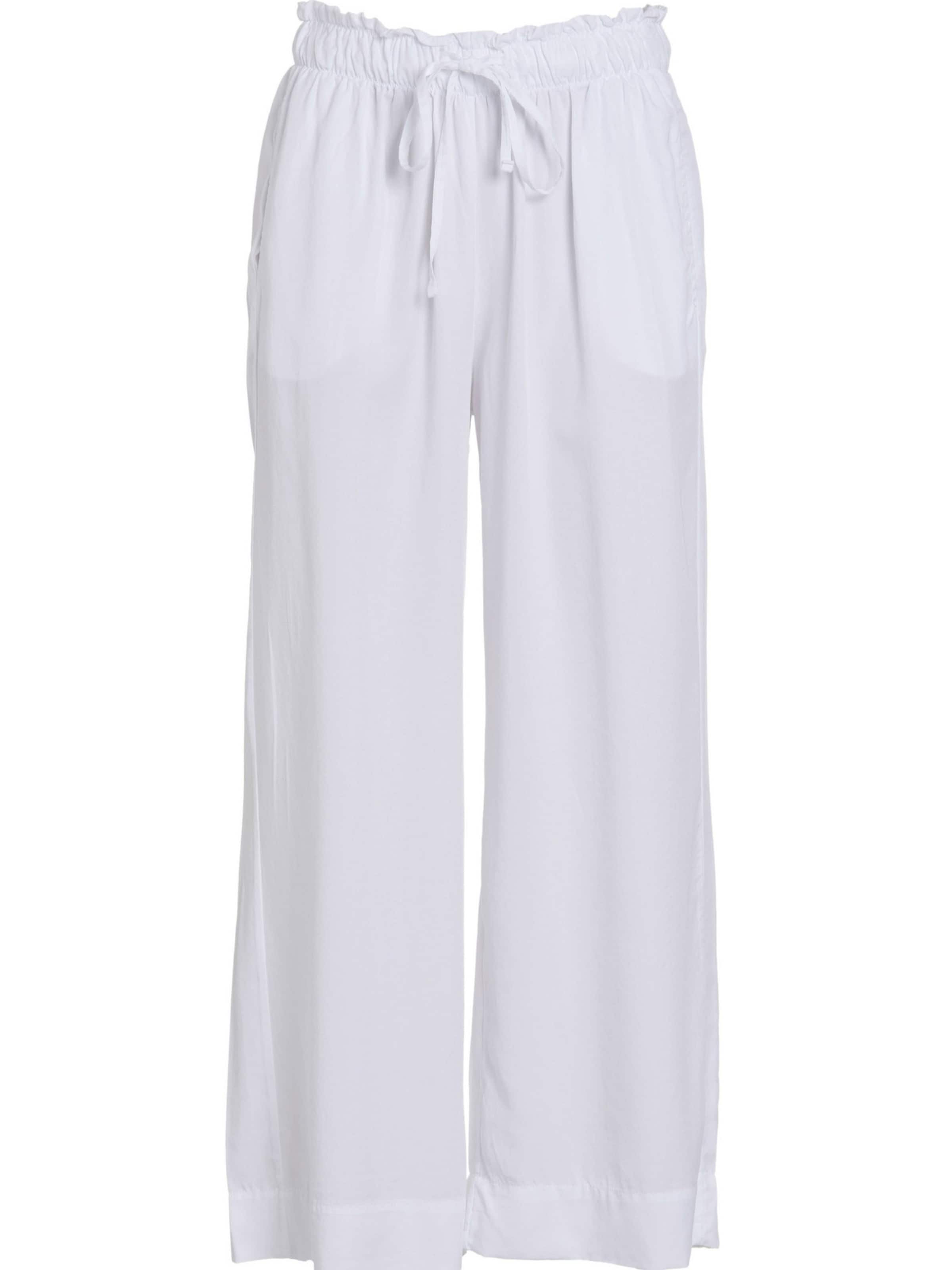 DEHA Loosefit Broek in Wit: voorkant