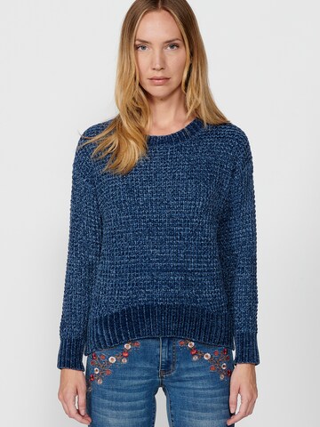 KOROSHI Sweater in Blue: front