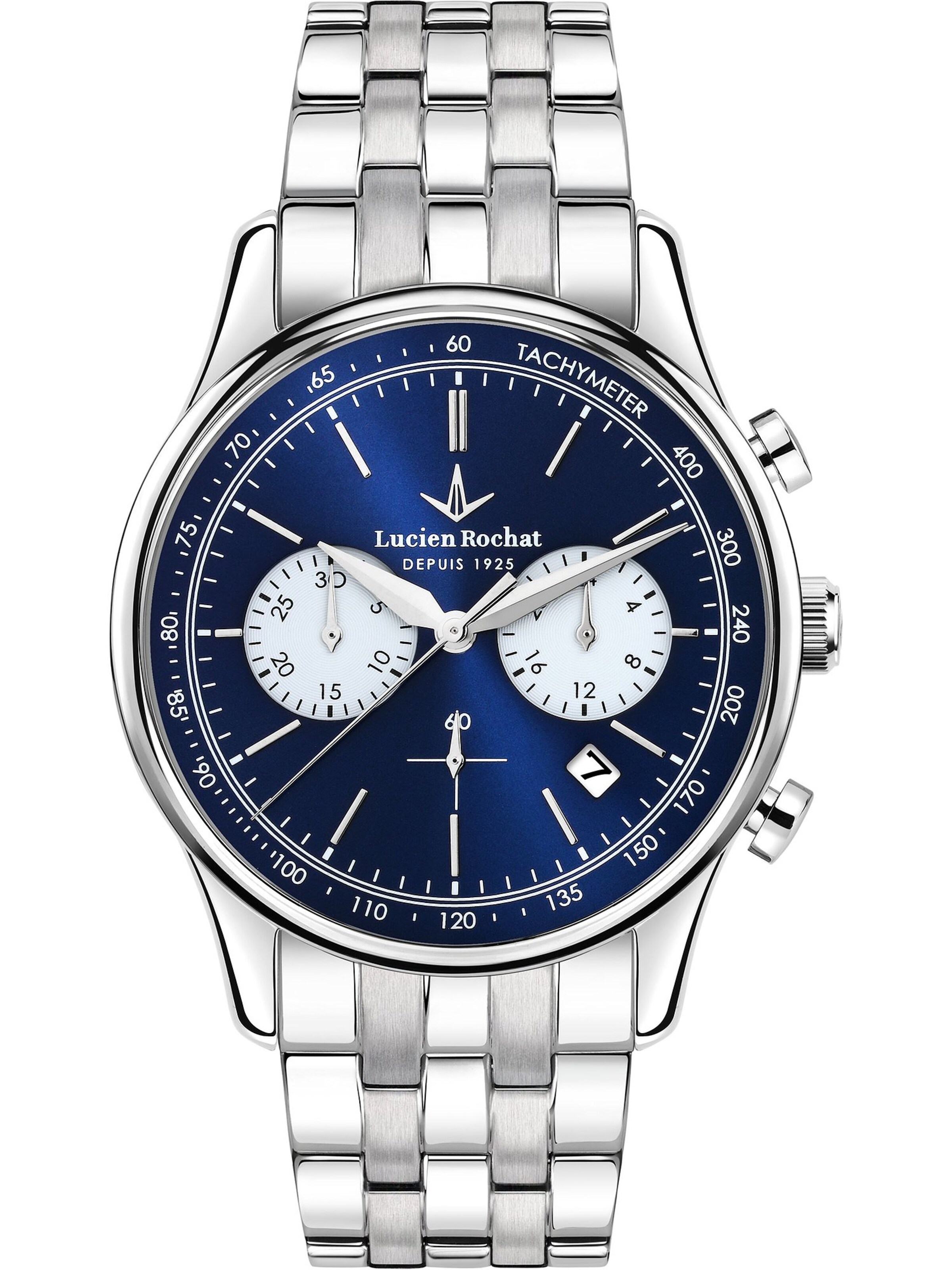 Lucien Rochat Uhr in Silber: Vorderseite