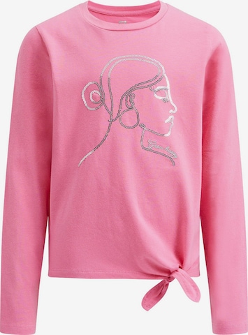 WE Fashion - Camisola em rosa: frente