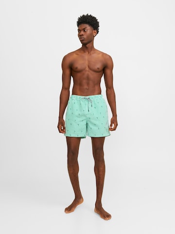 JACK & JONES Board Shorts 'FIJI' in Green