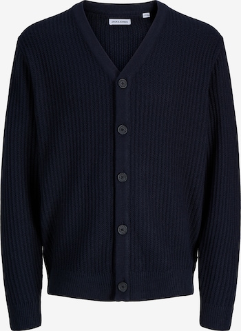 Vestes en maille 'JJSAGE' JACK & JONES en bleu : devant
