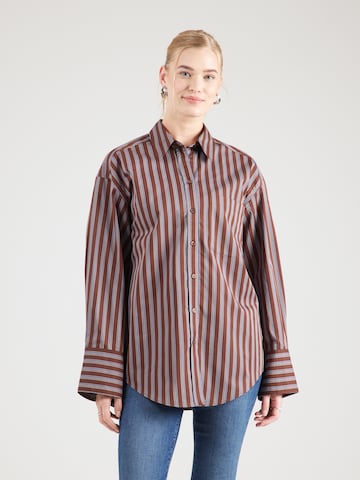 & Other Stories Μπλούζα σε καφέ: μπροστά