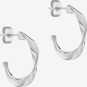 Boucles d'oreilles Liebeskind Berlin en argent : devant