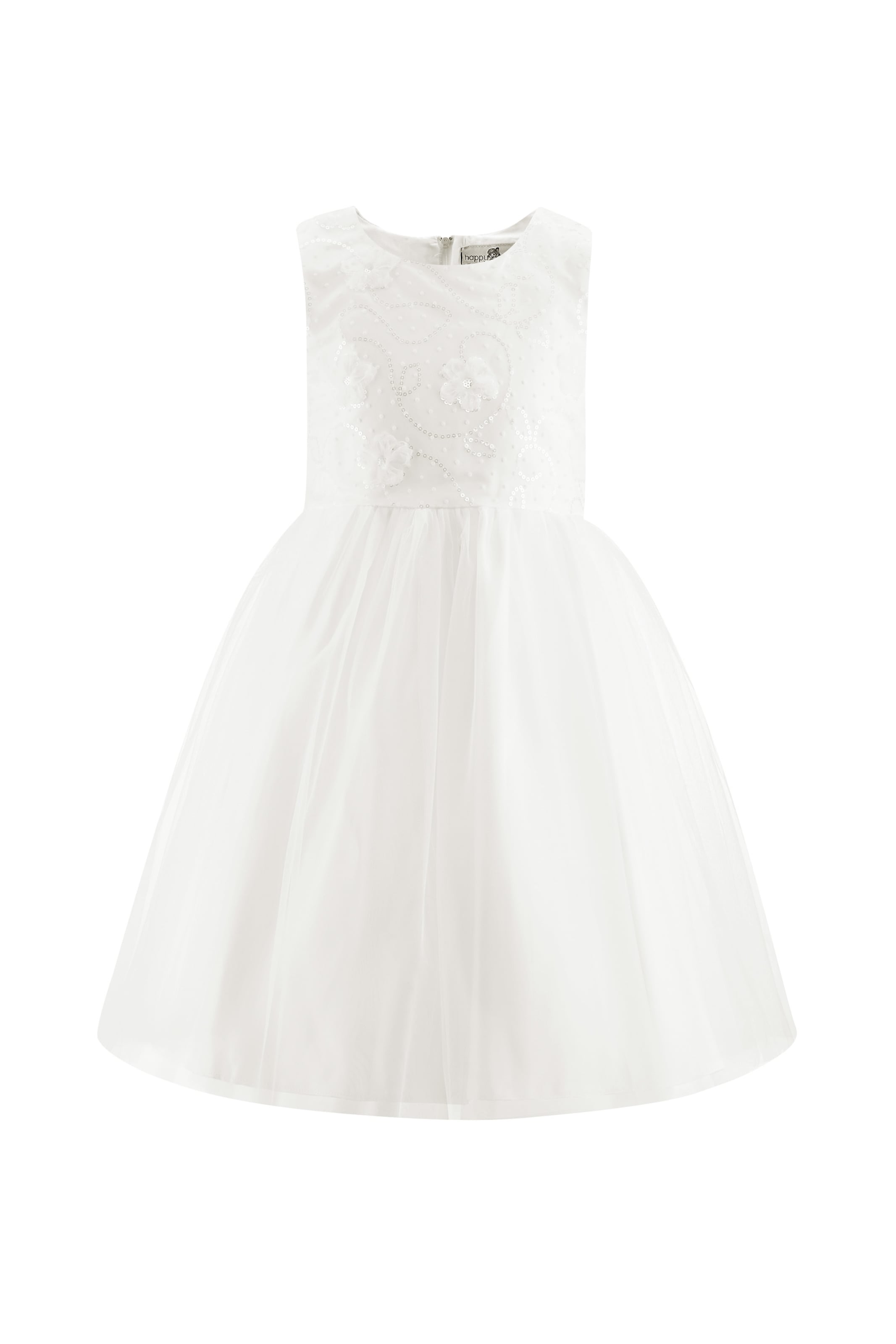 happy girls Mekko värissä valkoinen: etupuoli